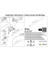 ANTIGA * APLIQUE LED IP44 3000K 12W ORO